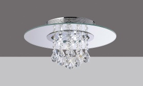 Starda Crystal Ceiling Lights Diyas Flush Crystal Fittings